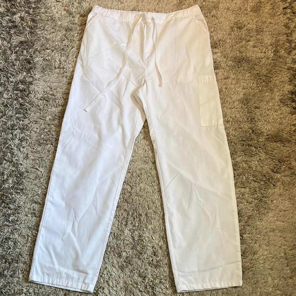 Dickies Womens White Scrub Uniform Pants